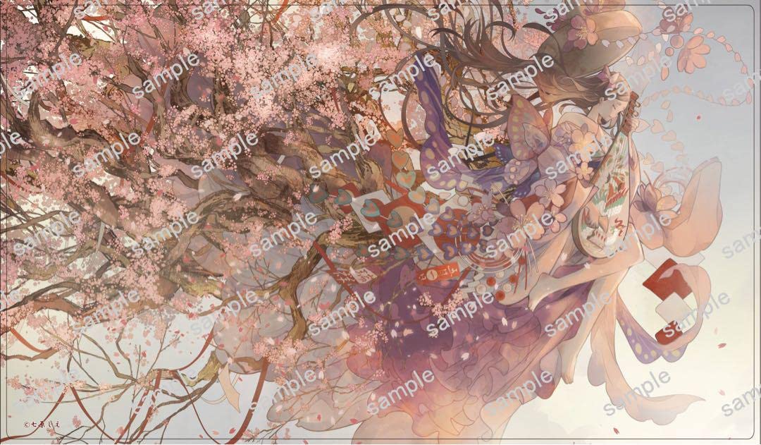 MTG七原しえ アートプレイマット 千年桜 fit=scale-down,w=1200